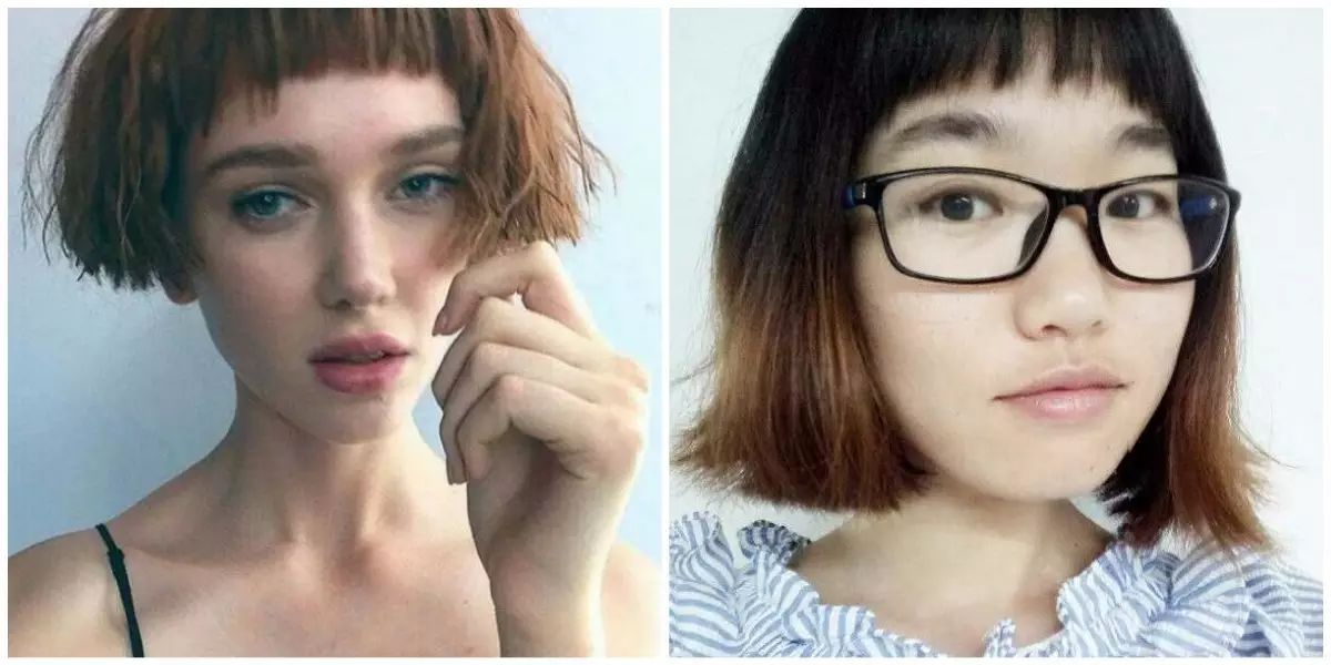 想象的发型和实际的发型对比图,发型真的很重要不同发型差距真大