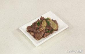 麻油猪肝家常做法,猪肝三秒即食