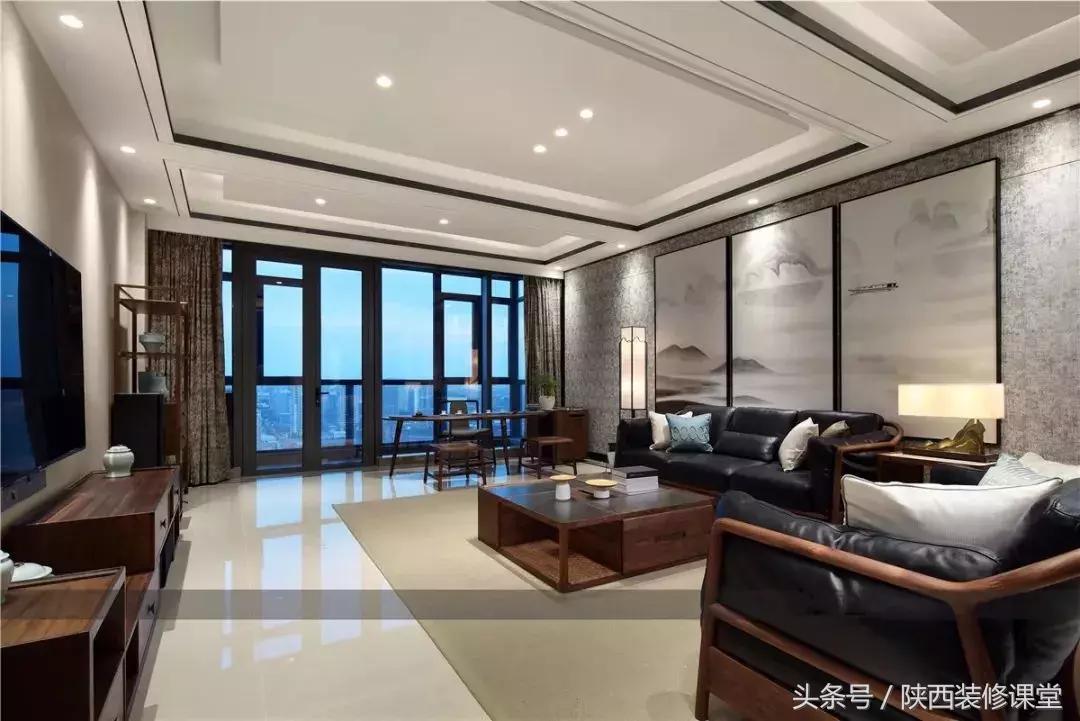 30平方新中式客厅,30款中式客厅高端大气上档次