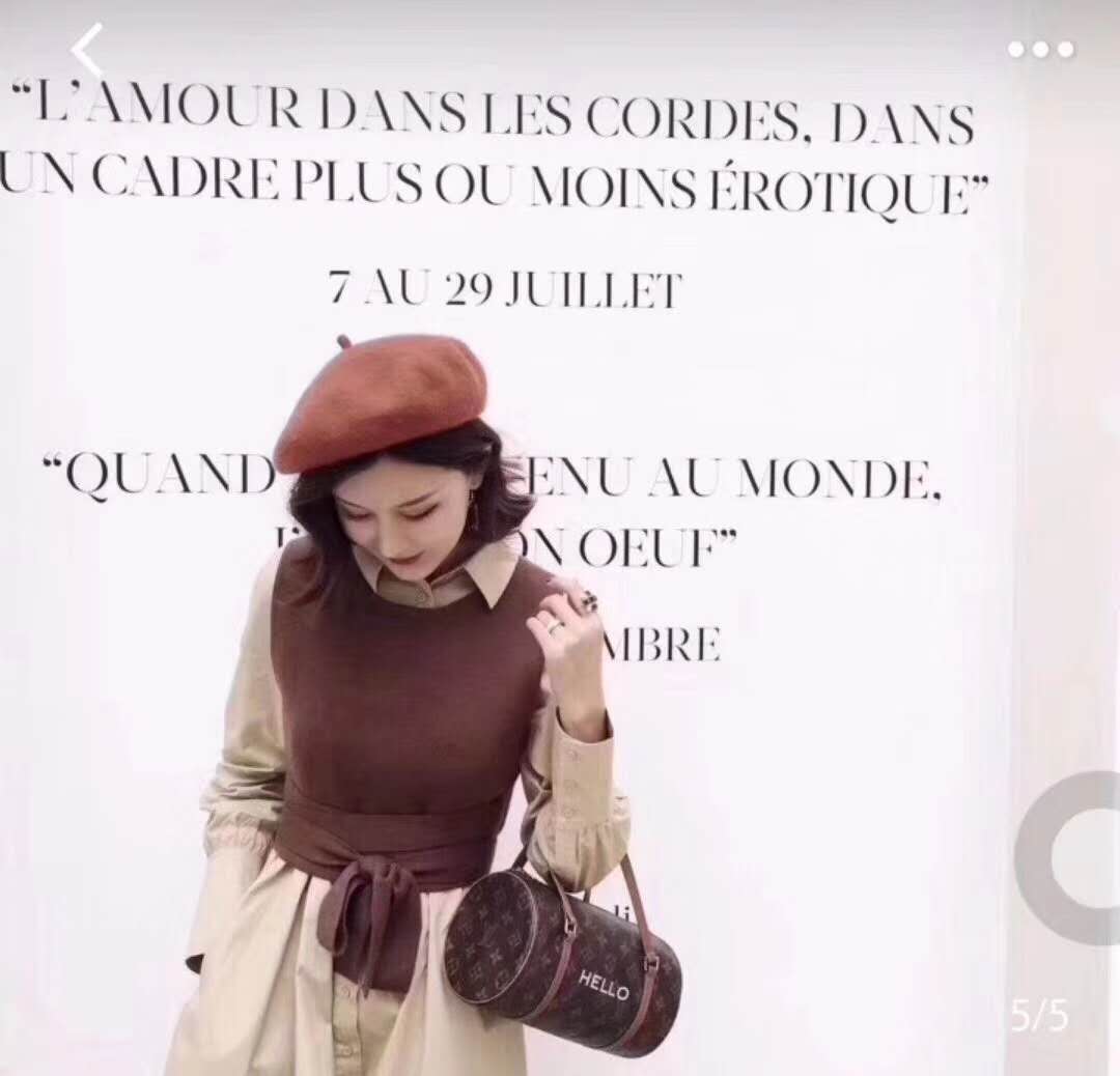 redfacevintage中古店lv,现货中古vintagelv老花小号牛角包