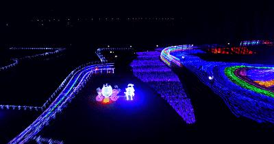 梦幻灯光节民权,建业灯光节