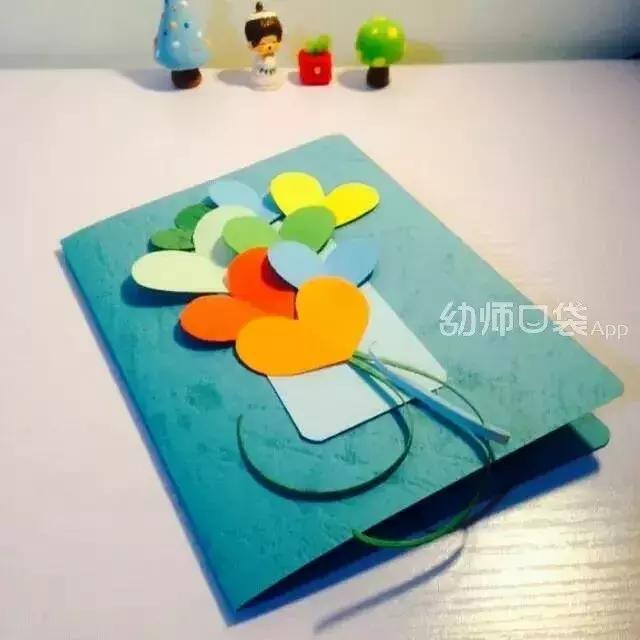 教师节手工立体花贺卡简单又漂亮,教师节的贺卡手工简单的立体花