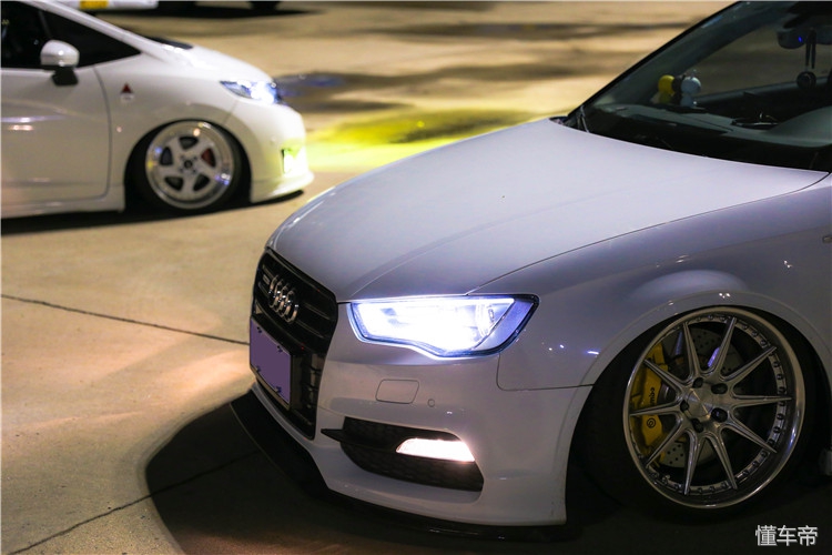 黑龙江车友打造低姿态“柠檬黄”奥迪A3，玩车同时不忘疼老婆！