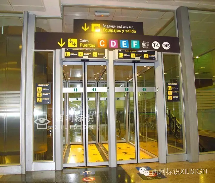 空港观察郑州,航站楼设计标识