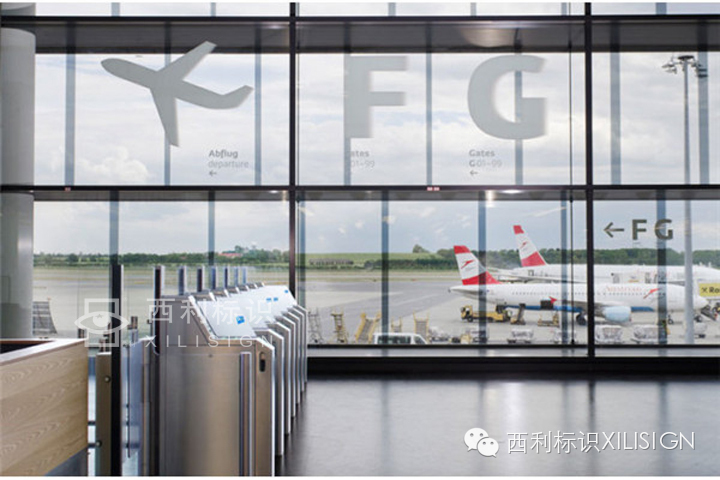 空港观察郑州,航站楼设计标识