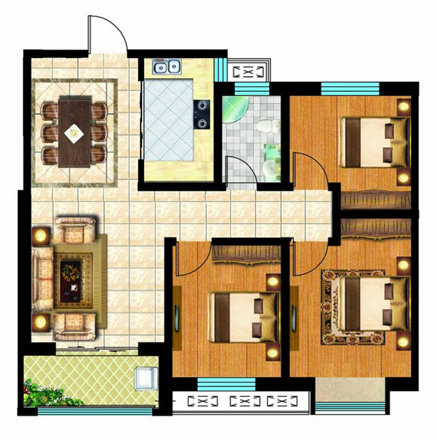 房地产公司复式户型设计图,楼盘户型设计图大全