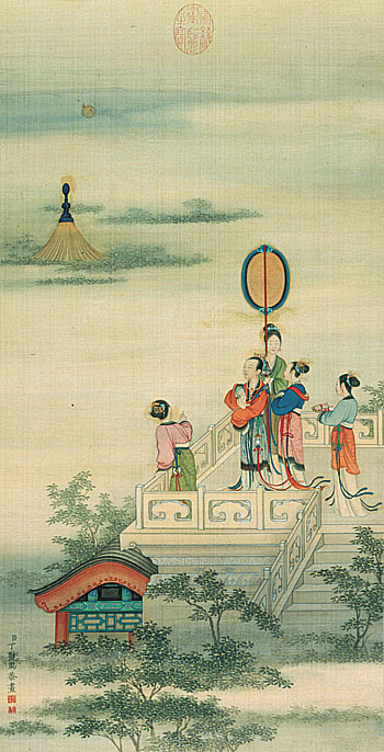 中秋节的图画与诗句,画中秋节的来历和习俗