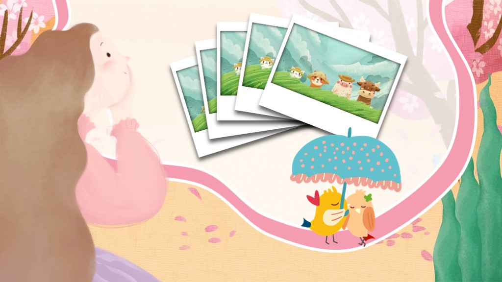 可爱卡通ppt模板一套下载,创意绘画课件ppt免费