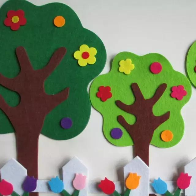 幼儿园墙面装饰教程简单,幼儿园墙面装饰好玩的颜色