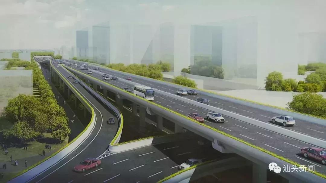 汕头市市内快速通道路线图,汕头黄河路快速路线图