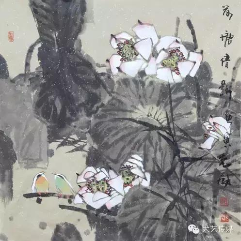 荷魂赵先闻作品欣赏,赵先闻画家作品