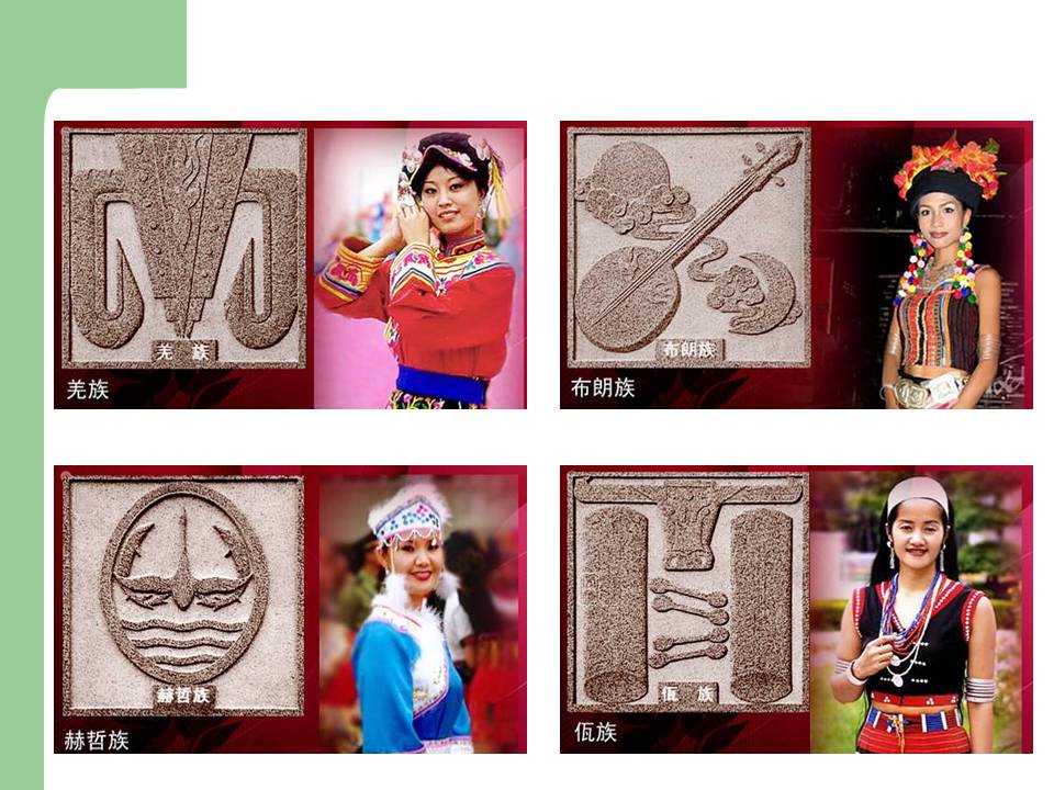 中国56个民族服饰和图腾大全