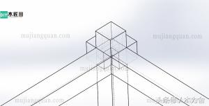 榫卯结构创意性应用,简单榫卯桌子教程图解