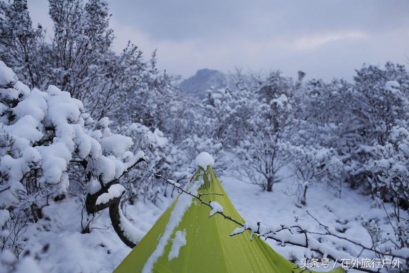 将轻量化进行到底——20L背包的千八雪地露营