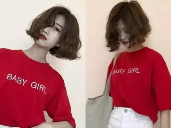 发际线低圆脸女生适合的发型,40-50大圆脸最适合发型