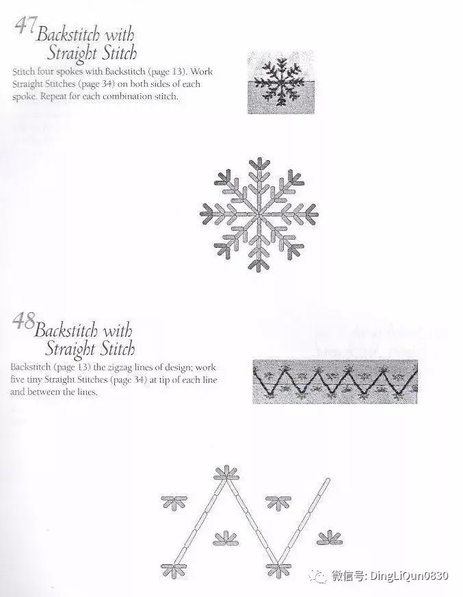 字母刺绣教程针法,字母刺绣针法图解