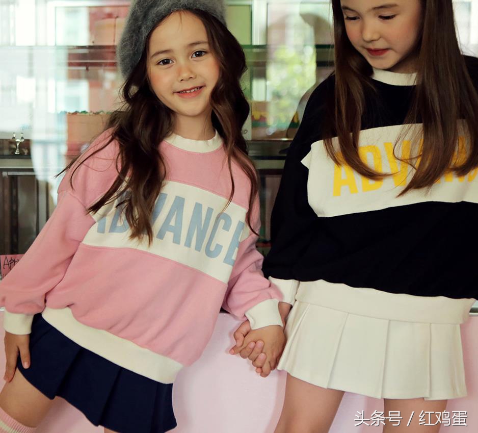 七岁女孩衣服秋冬款韩货,韩国女童6-12岁套装潮流