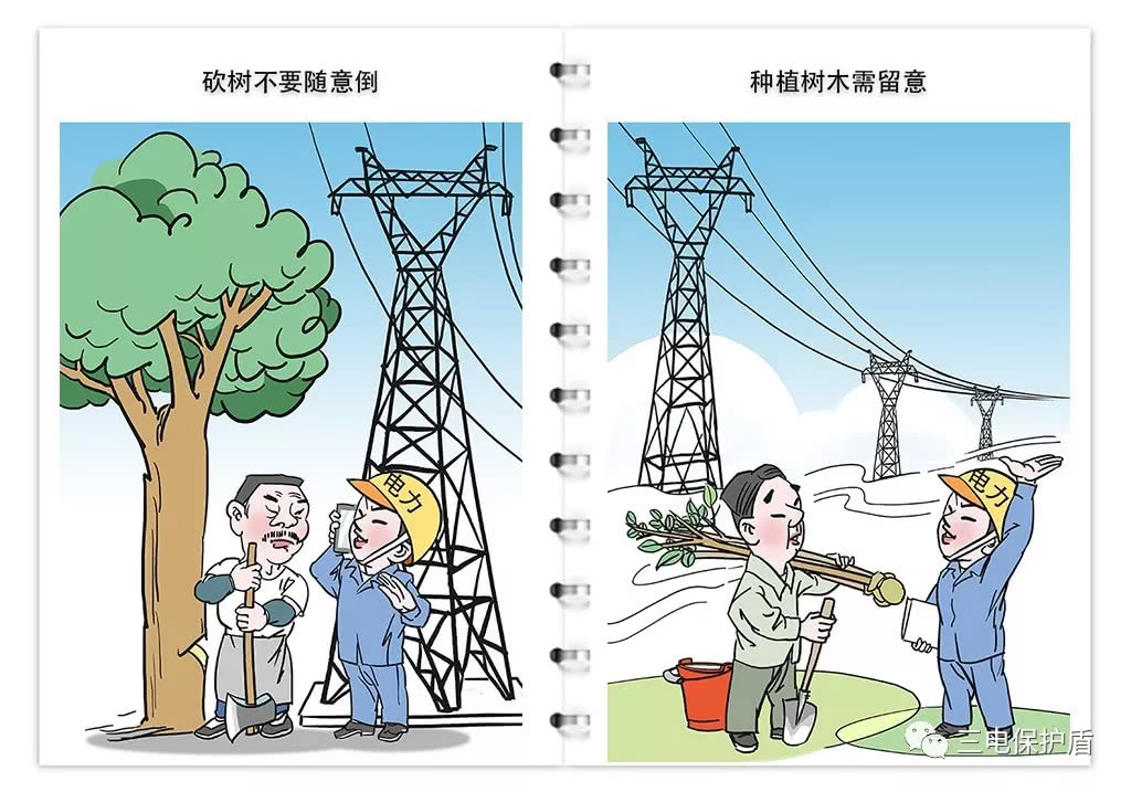 天津安全警示片,三电保护宣传图片