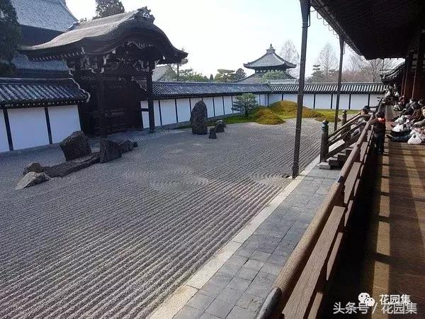 枯山水的造园手法,枯山水画法