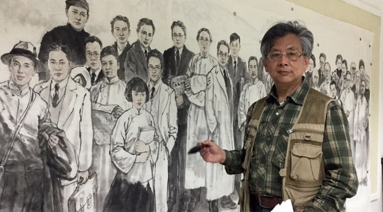 虹口名人|奚文渊4米巨制文化大家「秋晗德国精品淘奖你上头条」