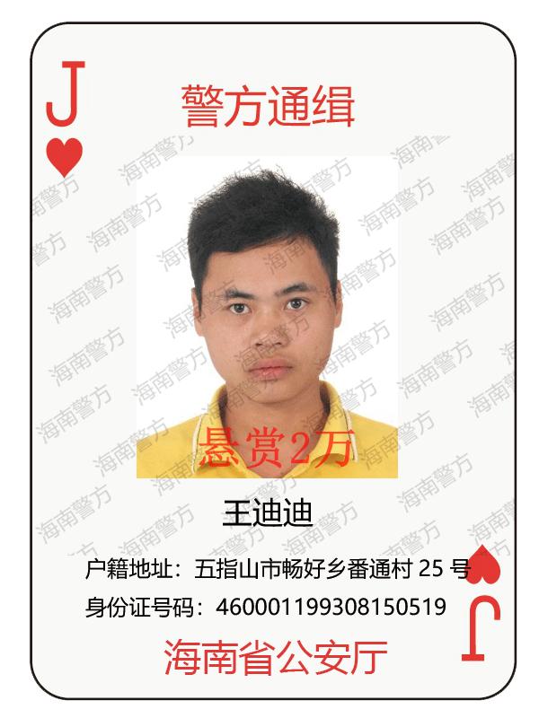 海南警方发布通告悬赏17名涉黑涉恶在逃人员