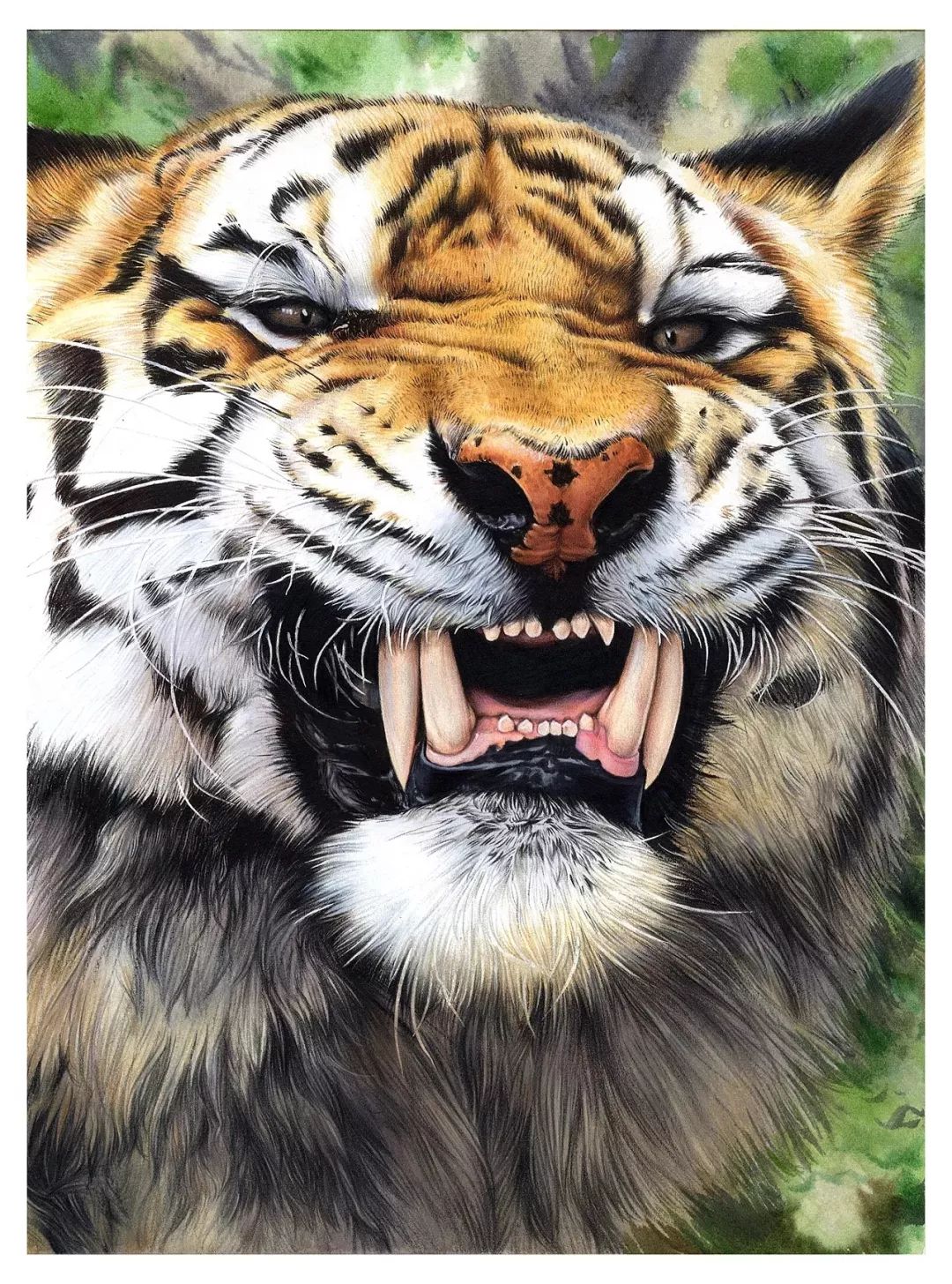 拥有800万超高人气，看看这位大神，是如何用水溶彩……