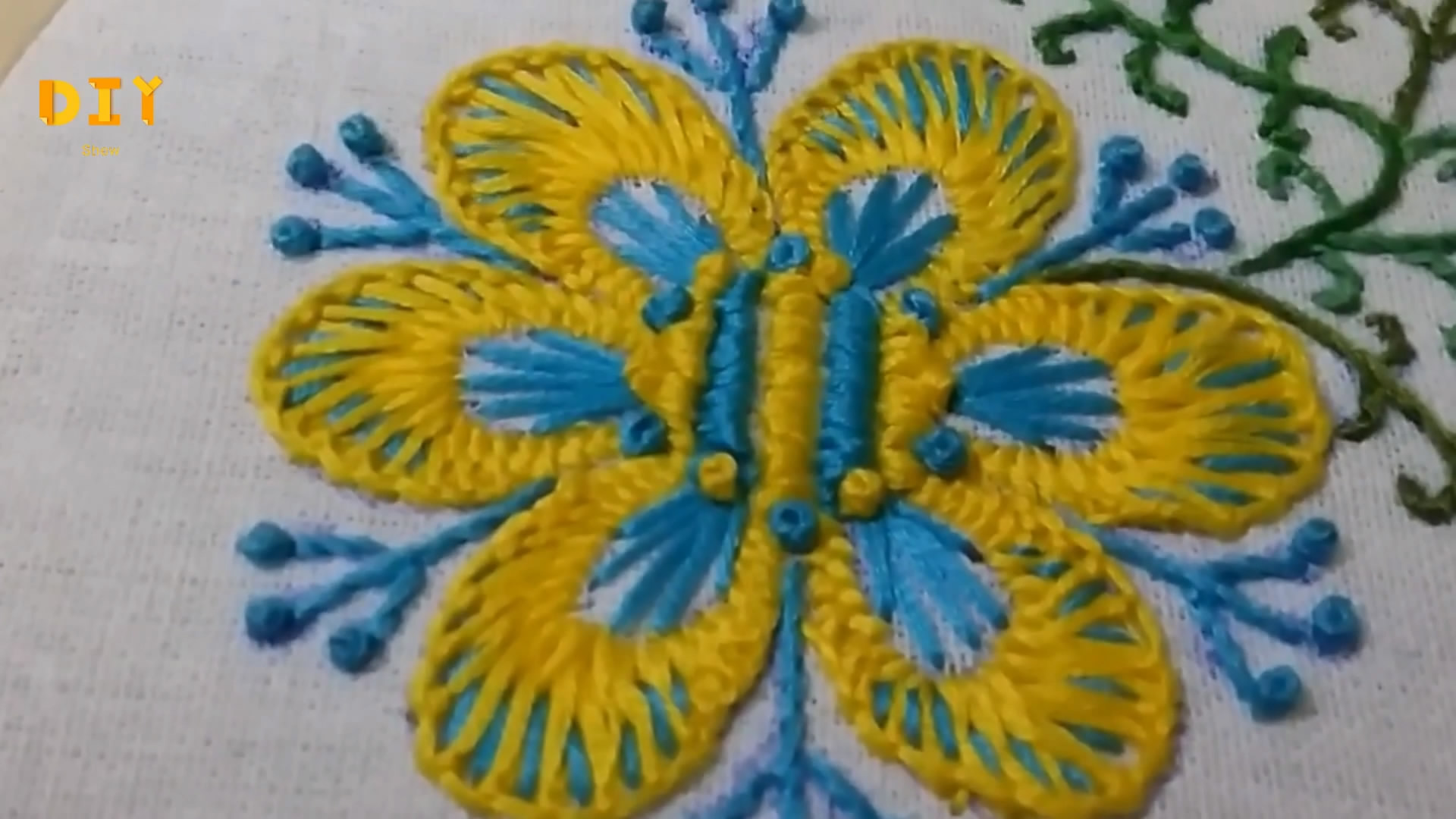 绣花刺绣初学者教程,手工绣花刺绣教程视频