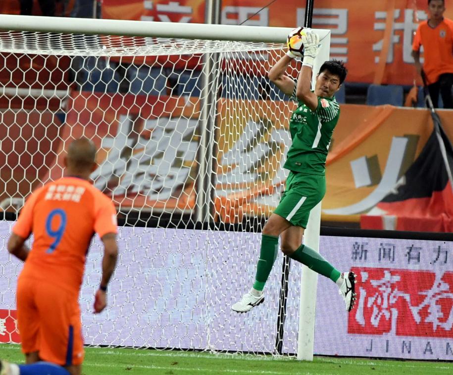 鲁能vs国安足协杯王大雷赛后,王大雷鲁能足协杯首秀