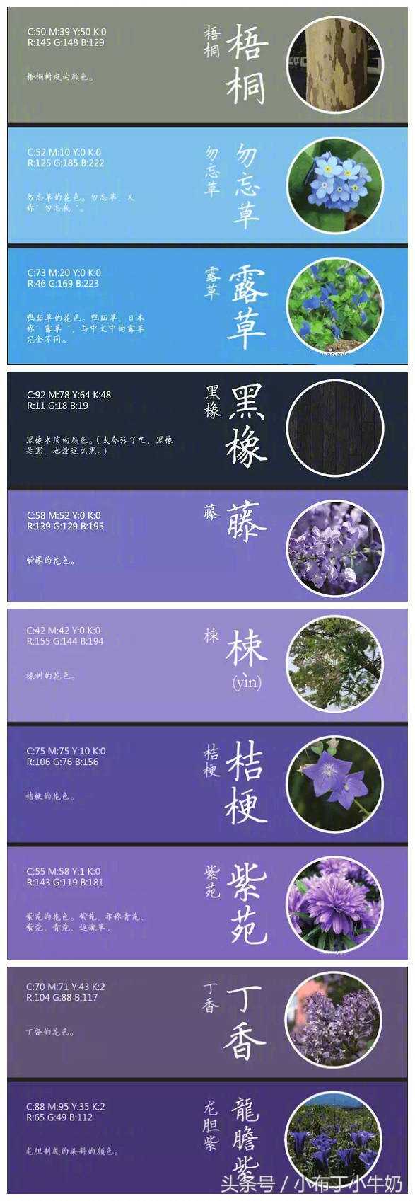 设计师最全万能配色色卡,高级配色方案色卡rgb