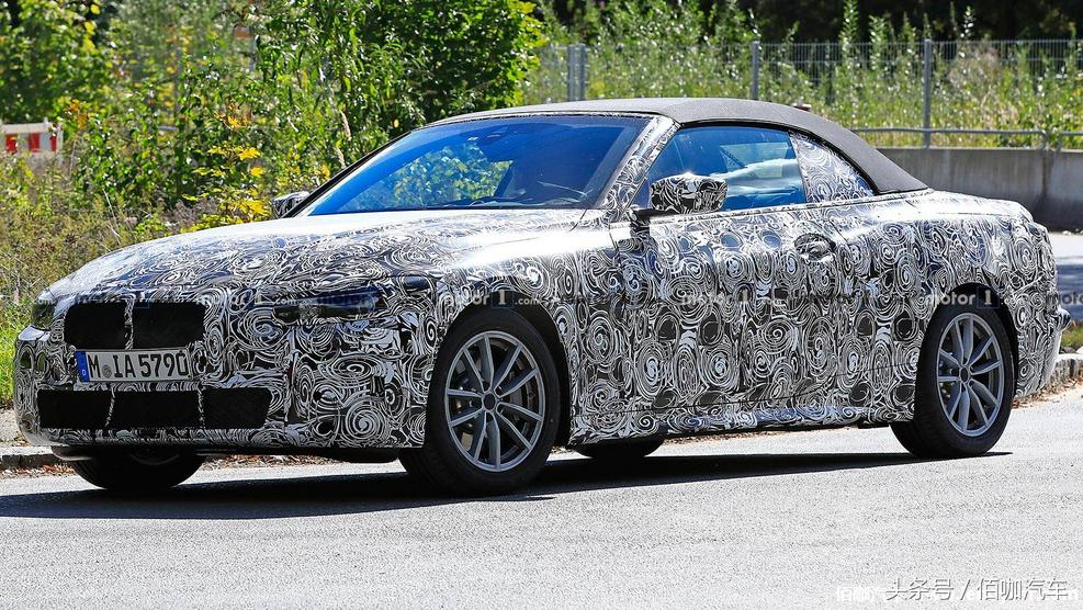 宝马4系敞篷版平行进口,全新宝马4系敞篷路拍