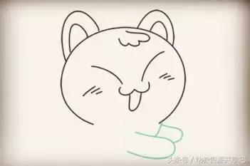 简笔画漂亮可爱猫咪,萌萌哒简笔画图片可爱小猫咪