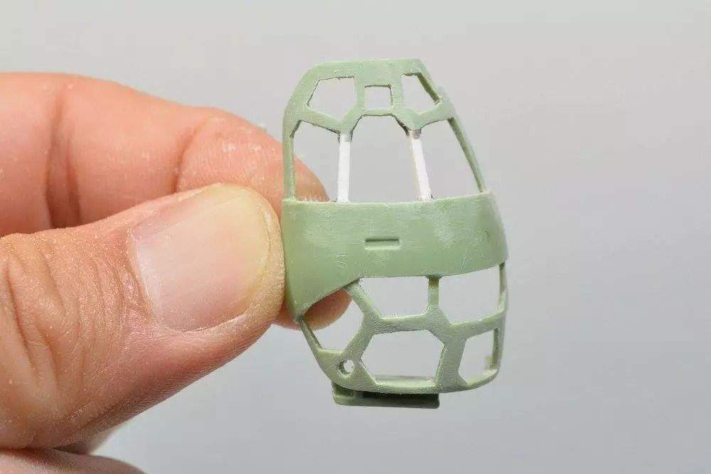 扎古模型拼装过程,高达模型旧化教程