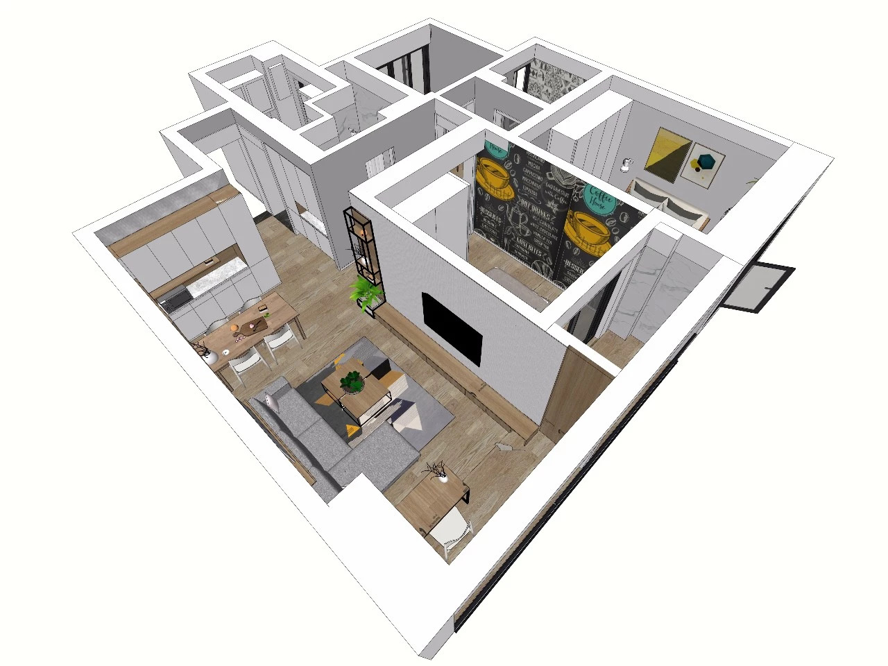 85后的中式装修,现代法式轻奢风大宅建筑设计