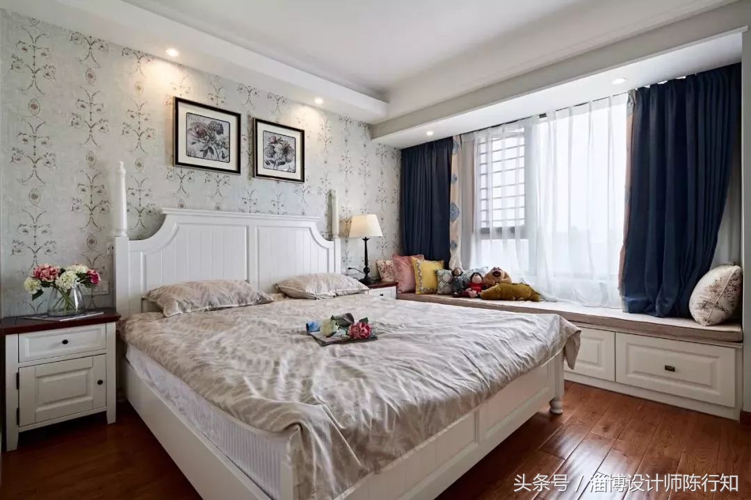 卧室软装窗帘搭配效果图,软装搭配卧室窗帘