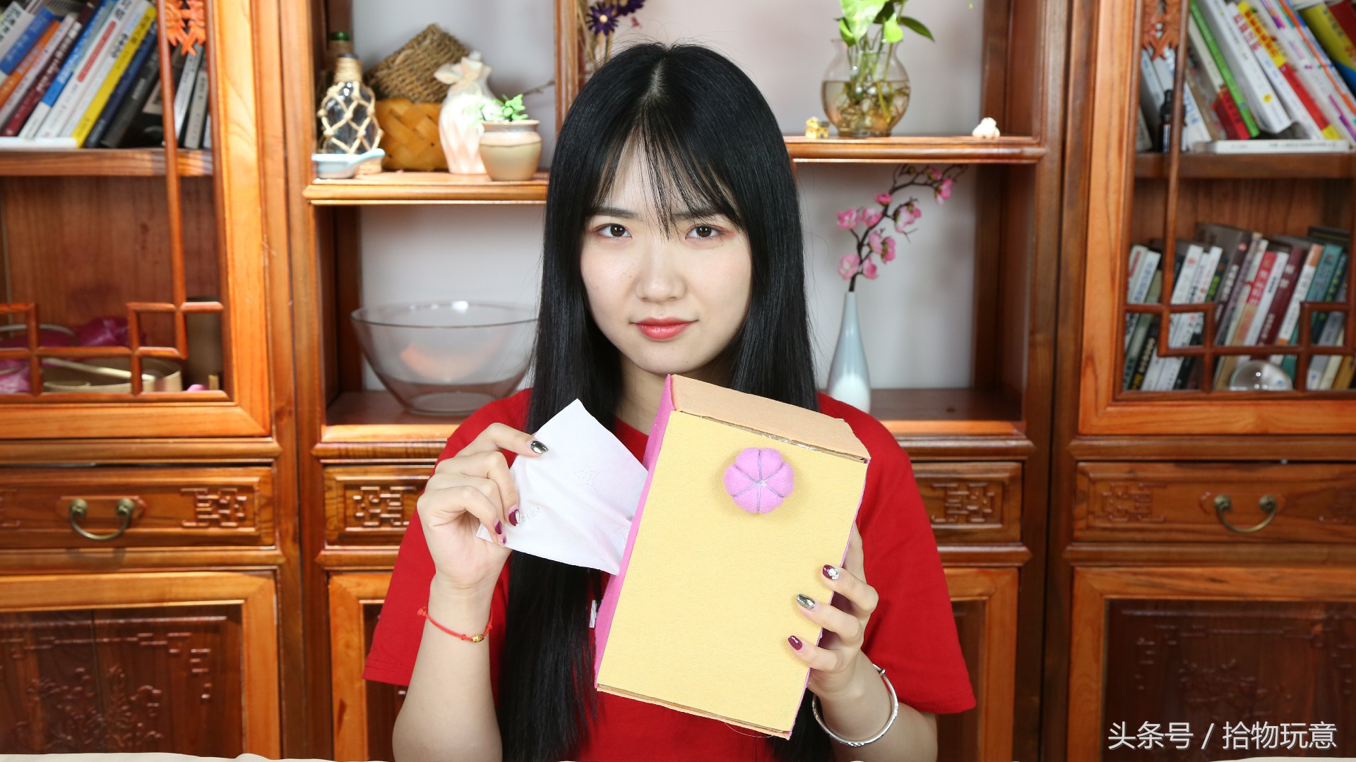 快递盒变挂式抽纸盒,快递盒变废为宝抽纸盒