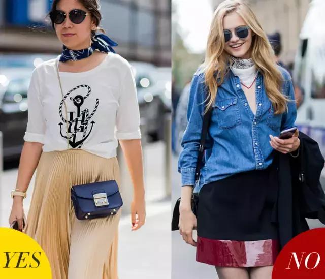 秋天丝巾防寒各种围法,时髦精都在学的几种系法丝巾教程