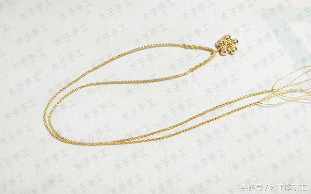 国庆节黄色五角星制作,五角星项链的编法