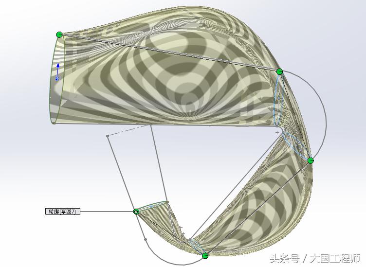 solidworks缝合曲面无法加厚原因,solidworks放样曲面无法缝合