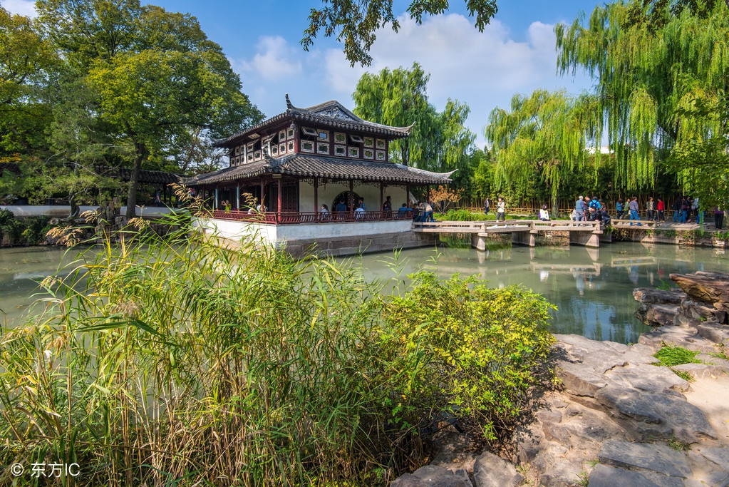 苏州拙政园中式,苏州拙政园风景美如画