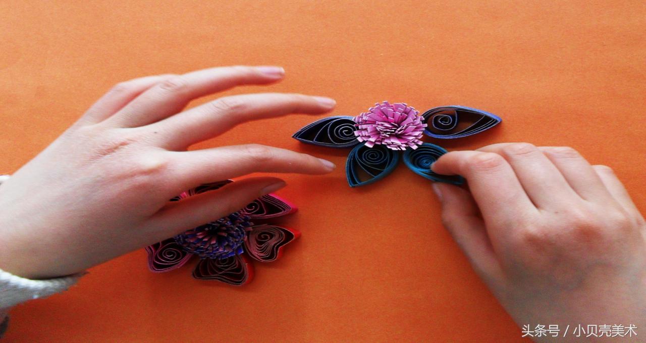 衍纸美术创意作品,衍纸艺术儿童作品