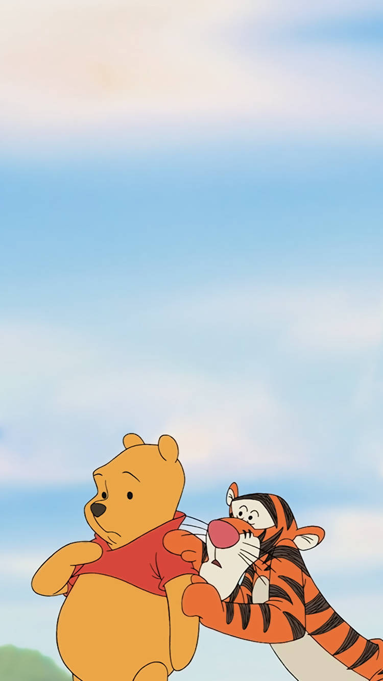 「小熊维尼壁纸」我最爱和朋友们玩了