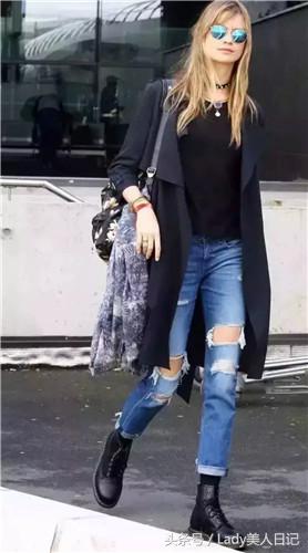 马丁靴搭配什么穿才好看,马丁鞋上面怎么搭配好看呢