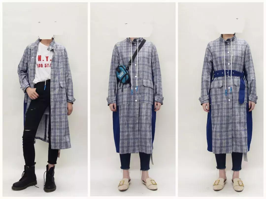 真人版试穿衣服,真人试穿黄金风衣