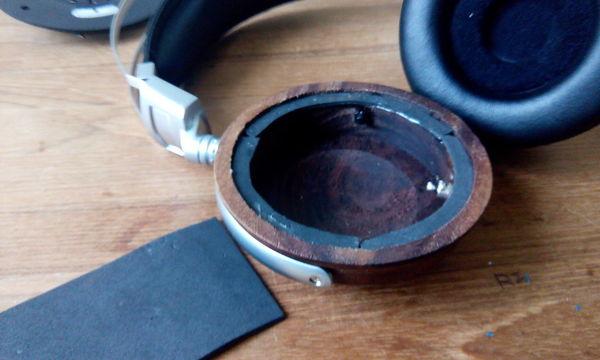 胡桃木耳罩，制作平衡耳机线材，左右声道地线分离效果显著