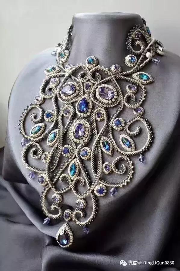 串珠刺绣教程图解,串珠刺绣手工