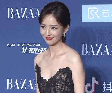 时尚芭莎盛典红毯杨颖,杨颖登时尚芭莎封面白色
