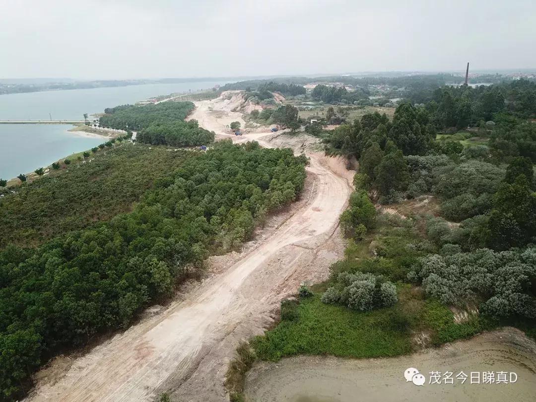 茂名露天矿环湖规划设想,茂名露天矿重大项目开工