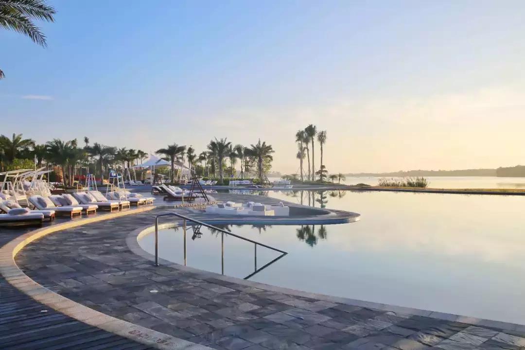 五缘湾逸林希尔顿泳池,无锡希尔顿逸林泳池