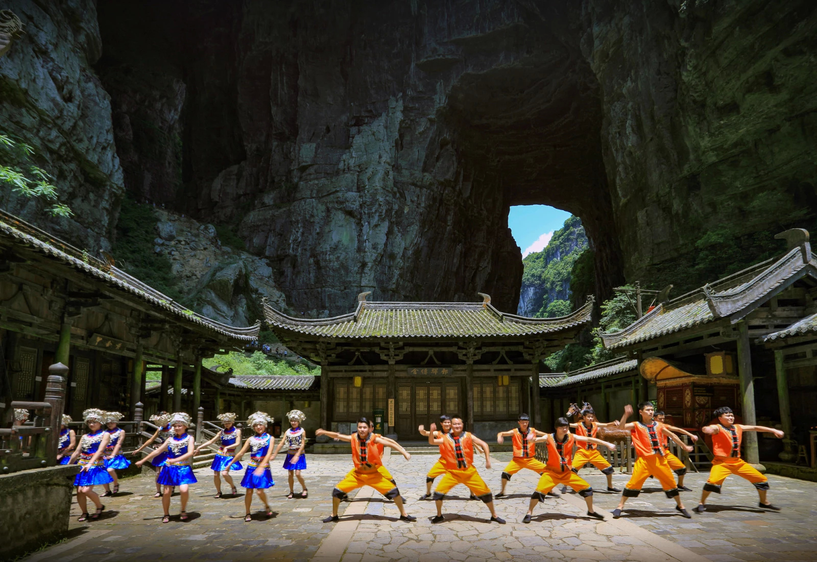 天福官驿在哪个风景区,武隆天坑天福官驿