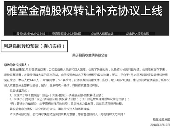 雅堂金融真实状况,雅堂金融处理办法